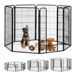 Relaxdays enclos pour chiots petits chiens chiots pour l?int�rieur stable ext�rieur parc taille xxl noir ...
