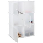 Relaxdays Étagère cubes penderie armoire rangement 6 casiers plastique modulable diy hxlxp: 105x70x35 ... Relaxdays Étagère cubes penderie armoire rangement 6 casiers plastique modulable diy hxlxp: 105x70x35 ...