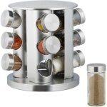 Relaxdays Étagère à Épices cuisine set saupoudreuses 12 pièces inox design moderne nettoyage lave - vaisselle ... Relaxdays Étagère à Épices cuisine set saupoudreuses 12 pièces inox design moderne nettoyage lave - vaisselle ...