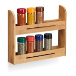Relaxdays Étagère à épices herbes en bois bambou 2 étages support épices cuisine hxlxp: 26 x 31 x 6 cm ... Relaxdays Étagère à épices herbes en bois bambou 2 étages support épices cuisine hxlxp: 26 x 31 x 6 cm ...