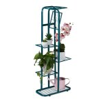 Relaxdays �tag�re � plantes en m�tal porte - fleurs 6 �tages int�rieur ext�rieur h x l x p�: 107 x 44 ...