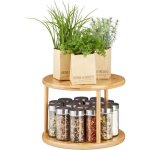 Relaxdays Étagère rotative de cuisine rotonde à épices 360° étagère à parfums hxd 195 x 245 cm bambou ... Relaxdays Étagère rotative de cuisine rotonde à épices 360° étagère à parfums hxd 195 x 245 cm bambou ...