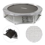 Relaxdays filet de cadre trampoline filet de protection filet de s�curit� pour le sol accessoire jardin ...