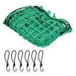 Relaxdays filet remorque 15 x 22 m 6 crochets marquage des coins corde caoutchouc s�curit� pour chargement ...