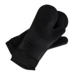 Relaxdays gants pour le four silicone thermorésistant gants de grillade antidérapants doublure intérieure ... Relaxdays gants pour le four silicone thermorésistant gants de grillade antidérapants doublure intérieure ...