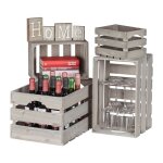Relaxdays caisse en bois en jeu de 4 dcoration et conservation 4 tailles diffrentes pour vin dcorations ...