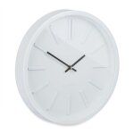Relaxdays horloge murale sans trotteuse moderne analogue pendule pour cuisine salon bureau rond � 35 ...