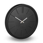 Relaxdays horloge murale sans trotteuse moderne analogue pendule pour cuisine salon bureau rond � 35 ...