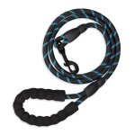 Relaxdays laisse pour petits & gros chiens pesant jusqu?� 50�kg r�fl�chissante boucle rembourr�e nylon ...