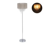 Relaxdays lampe droite cristal abat - jour en organza pied rond e27 lampadaire sur pied hxd 1515 x 38 ... Relaxdays lampe droite cristal abat - jour en organza pied rond e27 lampadaire sur pied hxd 1515 x 38 ...