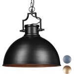 Relaxdays lampe  suspensions style industriel shabby luminaire de plafond mtal diamtre 405 cm led ...