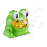 Relaxdays machine  bulles 13 cm grenouille machine  bulles savon bulles enfant grenouille verte