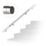Relaxdays main courante inox 304 extensible intérieur & extérieur 100 cm Ø 42 mm avec fixation rambarde ... Relaxdays main courante inox 304 extensible intérieur & extérieur 100 cm Ø 42 mm avec fixation rambarde ...