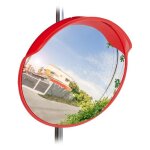 Relaxdays miroir de circulation 60 cm professionnel rsistant aux intempries intrieur - extrieur fixation ...