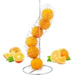 Relaxdays distributeur � fruits spirale m�tal panier pour oranges et pommes pour 7 hxlxp: 48 x 21 x 21 ...