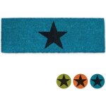 Relaxdays paillasson etoiles fibres de coco antidrapant porte entre tapis intrieur extrieur hxlxp ...