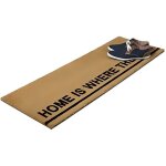 Relaxdays paillasson long 120x40 cm fibres de coco tapis de sol home is where the heart is int�rieur ...