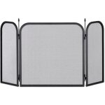 Relaxdays pare - tincelles pour chemine acier grille anti tincelles panneau protection chemine hxlenv. ...