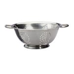 Relaxdays passoire ptes inox gouttoir av. poignes socle rond goutter salade lgumes nouilles  28 ...