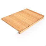 Relaxdays planche  dcouper en bambou design lgant h x l x p : env. 5 x 56 x 38 cm pour la cuisine ...