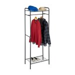 Relaxdays portant à vêtements avec surfaces de rangement tringle range - chaussures hxlxp: 166 x 605 ... Relaxdays portant à vêtements avec surfaces de rangement tringle range - chaussures hxlxp: 166 x 605 ...