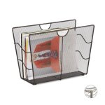 Relaxdays porte - revues en maille m�tal porte - journaux trieur en maille tress�e hxlxp: 27 x 39 x 17 ...
