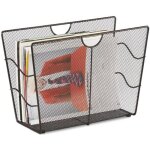 Relaxdays porte - revues en maille mtal porte - journaux trieur en maille tresse hxlxp: 27 x 39 x 17 ...
