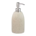 Relaxdays porte - savon liquide 300 ml rechargeable salle de bain cuisine distributeur shampooing pompe ...