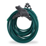 Relaxdays porte tuyau grenouille support tuyau de jardin mural enrouleur nostalgique fonte hlp : 19x27x17 ...
