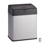 Relaxdays poubelle cosmétiques acier inoxydable corbeille en métal pour la salle de bains cuisine 6 litres ... Relaxdays poubelle cosmétiques acier inoxydable corbeille en métal pour la salle de bains cuisine 6 litres ...