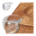 Relaxdays protection de coins bb 12 pices tampon de rebord pour meuble table pvc  coller transparent ...