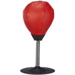 Relaxdays punching ball de table de bureau sac de boxe anti - stress anti frustration mini 35 x 18 x ...