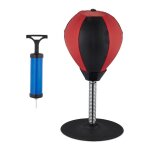 Relaxdays punching - ball de table petit sac de boxe pour le bureau anti - frustration avec ventouse ...