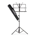 Relaxdays pupitre pour notes avec sac partitions pour orchestre support notes pliable et lger 60  130 ...