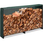 Relaxdays range - b�ches avec protectionsupport en fernoir - verthxlxp 110x200x29 cm