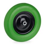Relaxdays roue de brouette 4. 80 4. 00 - 8 de rechange en caoutchouc plein jante acier increvable 120 ...