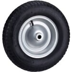 Relaxdays roue de brouette caoutchouc 200 kg roue de rechange caoutchouc essieu 4. 80 4. 00 - 8 noir