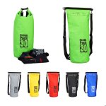 Relaxdays sac tanche ocean pack 30 litres lger compact extrieur kayak ski sport voile snowboard vert ...