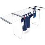 Relaxdays schoir  linge sur pied rtractable pour usage intrieur extrieur tendoir  vtements avec ...