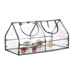 Relaxdays serre de jardin tomates toit pointu serre tomates b�che housse transparente 60 x 120 x 60 cm ...