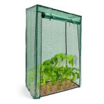 Relaxdays serre de jardin tomate balcon protection bche hlp 150x100x50 cm acier pe vert