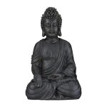 Relaxdays statue bouddha assis 40 cm de haut d�co feng shui r�sistant aux intemp�ries et gel sculpture ...