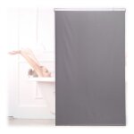 Relaxdays store de baignoire 100x240 cm rideau de douche hydrofuge plafond & fen�tre pare - bain salle ...