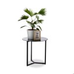 Relaxdays table d?appoint ronde en verre et métal table bout de canapé décorative 51 x 50 x 50 cm en ... Relaxdays table d?appoint ronde en verre et métal table bout de canapé décorative 51 x 50 x 50 cm en ...