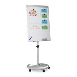 Relaxdays tableau blanc mobile � roulettesmagn�tique hauteur r�glable rangement stylos hxl: 100 x 70 ...