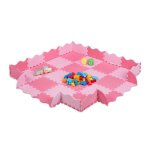 Relaxdays tapis de sol puzzle 36 pièces mousse eva sans polluants 14 m2 dalle jeu bébé bord rose - fluo ... Relaxdays tapis de sol puzzle 36 pièces mousse eva sans polluants 14 m2 dalle jeu bébé bord rose - fluo ...