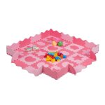Relaxdays tapis de sol puzzle 52 pi�ces mousse eva sans polluants 14 m2 dalle jeu b�b� bord diff motifs ...