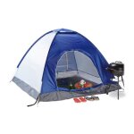 Relaxdays tente de camping pop - up 3 personnes hydrofuge tente randonne festival plein - air hxlxp: ...