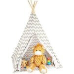 Relaxdays tente de jeu pour enfants tipi intrieur extrieur tente indien wigwam hxlxp:160 x 115 x 115 ...