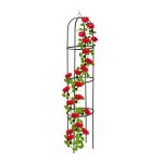 Relaxdays trellis obélisque 190 m de hauteur support pour plantes grimpantes en métal stable tour pour ... Relaxdays trellis obélisque 190 m de hauteur support pour plantes grimpantes en métal stable tour pour ...